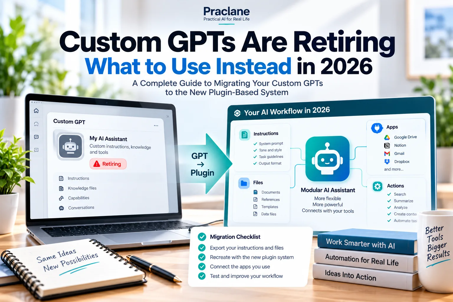 Custom GPT retirement and migration to Plugins and Projects in ChatGPT