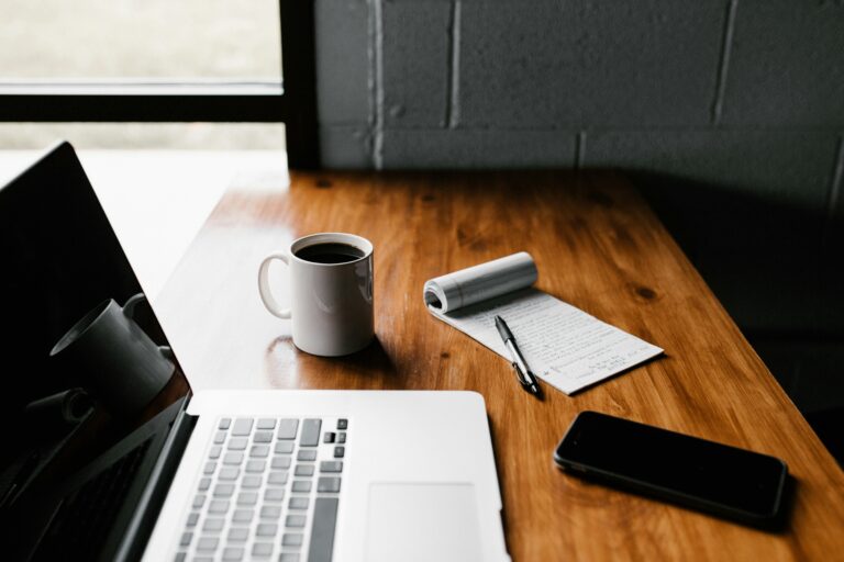 Laptop workspace for drafting professional emails, replies, follow-ups, and difficult messages